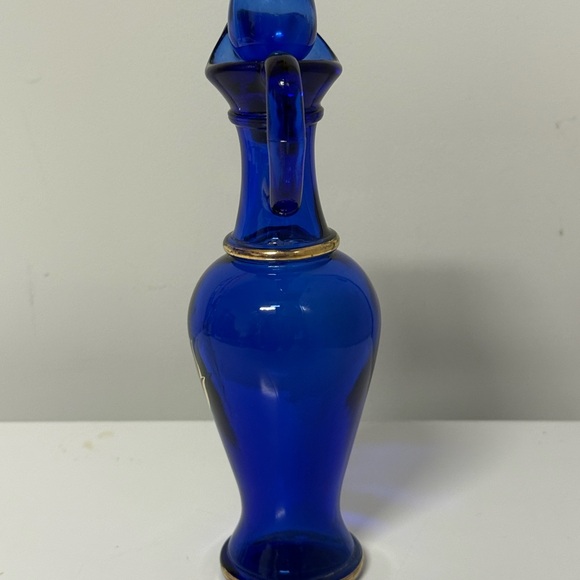 Avon Blue Glass Vintage Bottle - Picture 4 of 7